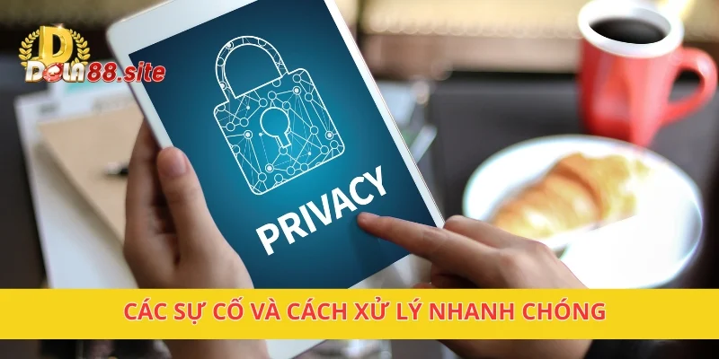 Chính Sách Bảo Mật DOLA88 An Toàn Tuyệt Đối Cho Người Dùng 3 Các sự cố và cách xử lý nhanh chóng